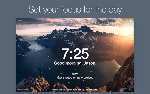 Momentum — Productivity Chrome Extension