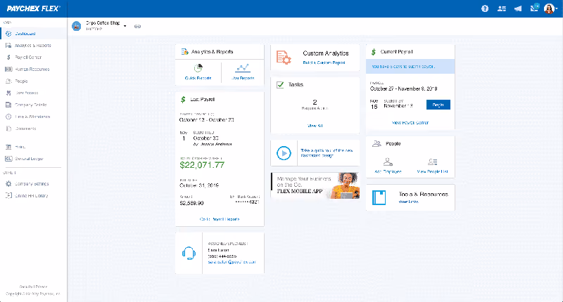 Paychex remote team management software