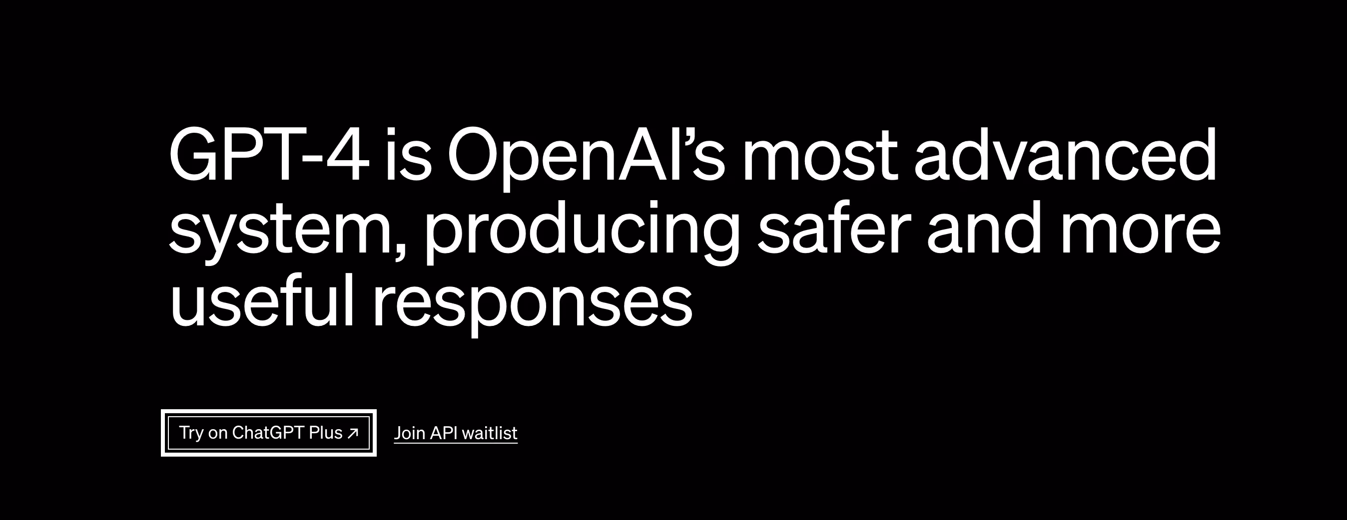 OpenAI GPT-4