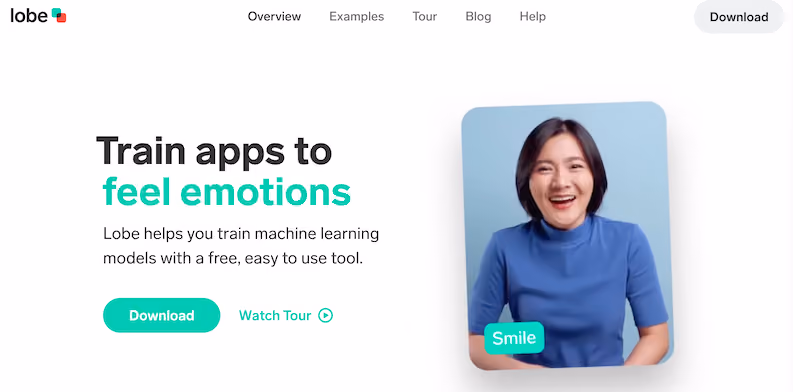Lobe - no-code AI tools