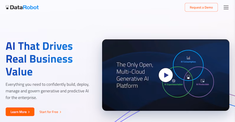 DataRobot - no-code AI tools