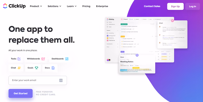 ClickUp - AI tools for project management