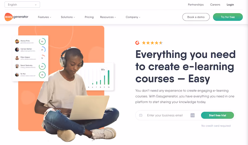 Easygenerator - eLearning software