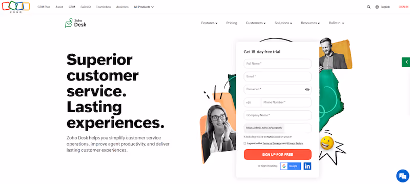 Zoho Desk self-host knowledge base