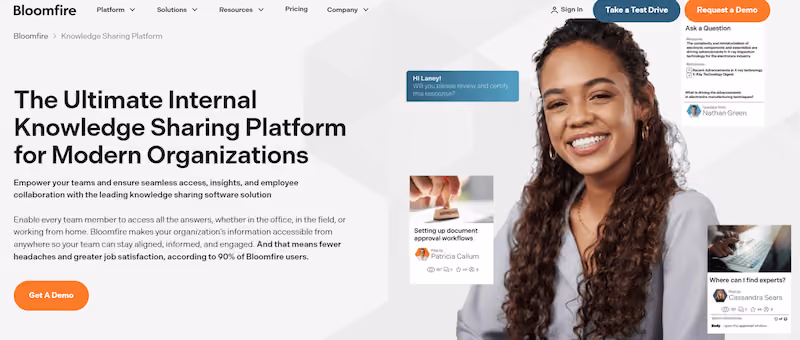 bloom fire knowledge base software