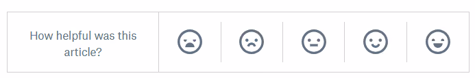 Dropbox user feedback example - Help Center Examples