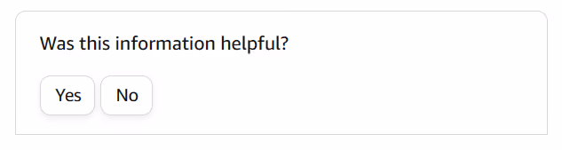 Amazon customer feedback - Help Center Examples