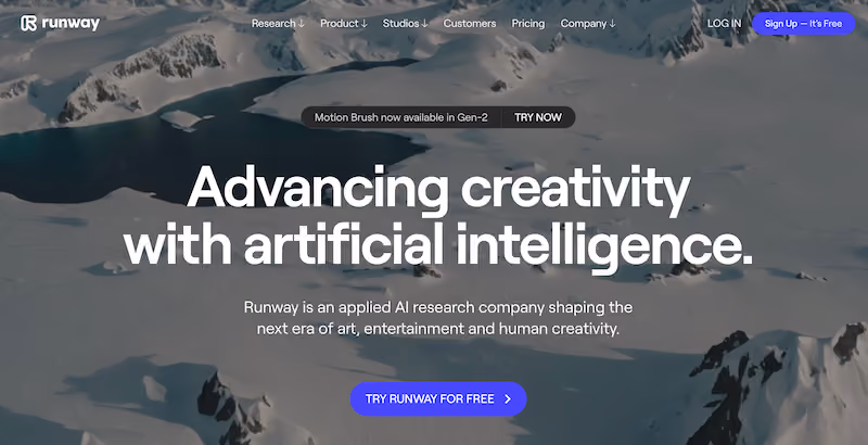 RunwayML: Generative AI examples