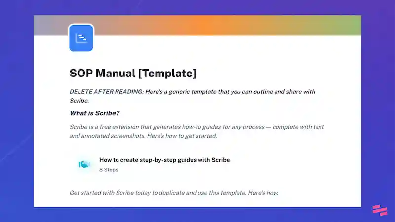 ‎Standard Operating Procedures (SOP) manual templates