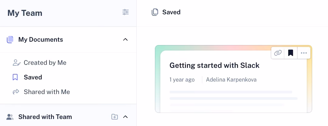 Saving most used Scribes