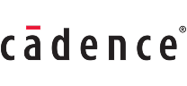 Cadence logo with a small red rectangle above the letter c