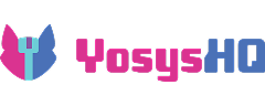 YosysHQ logo with a stylized geometric animal face and bold text.