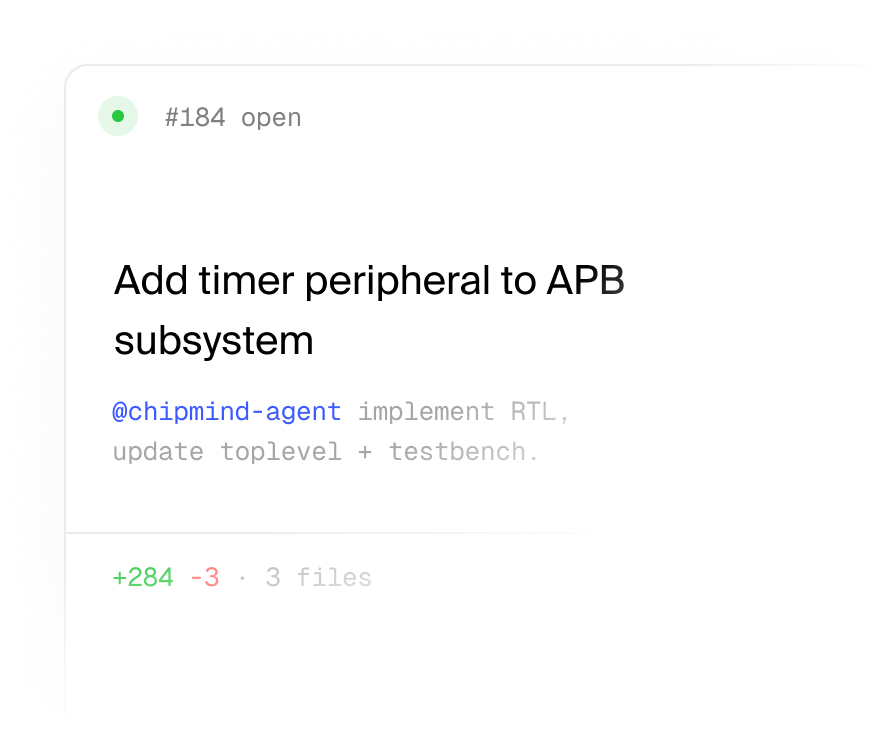 Code change summary: Add timer peripheral to APB subsystem with 284 additions, 3 deletions across 3 files.