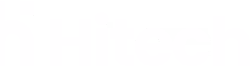 Hitachi company logo with stylized lettering.