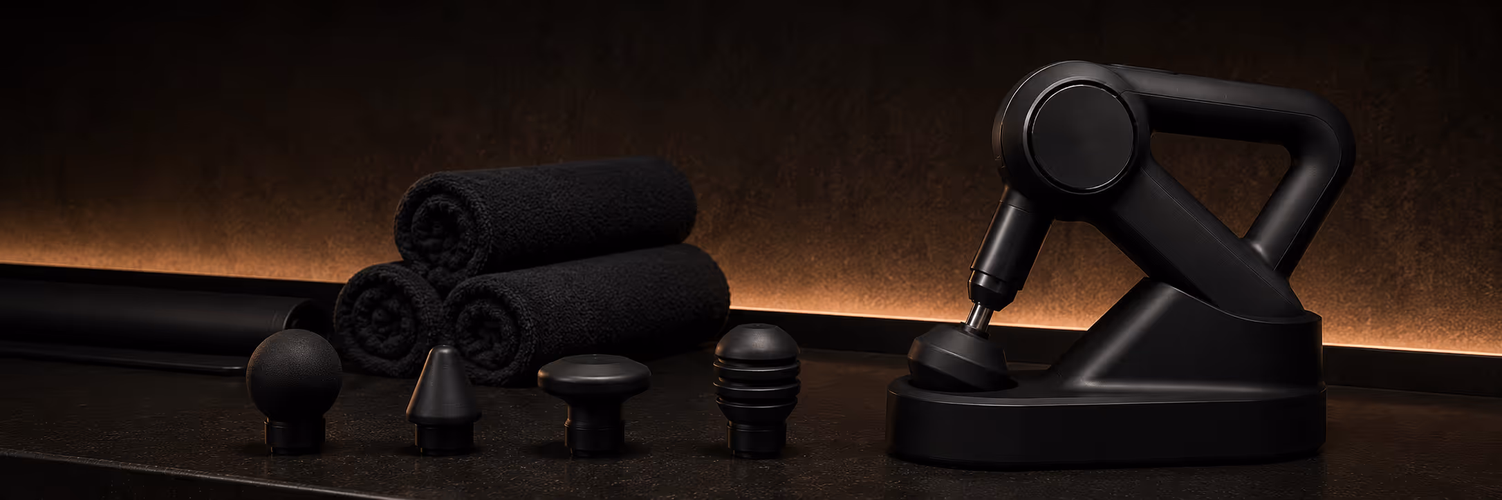 Percussion therapy equipment.