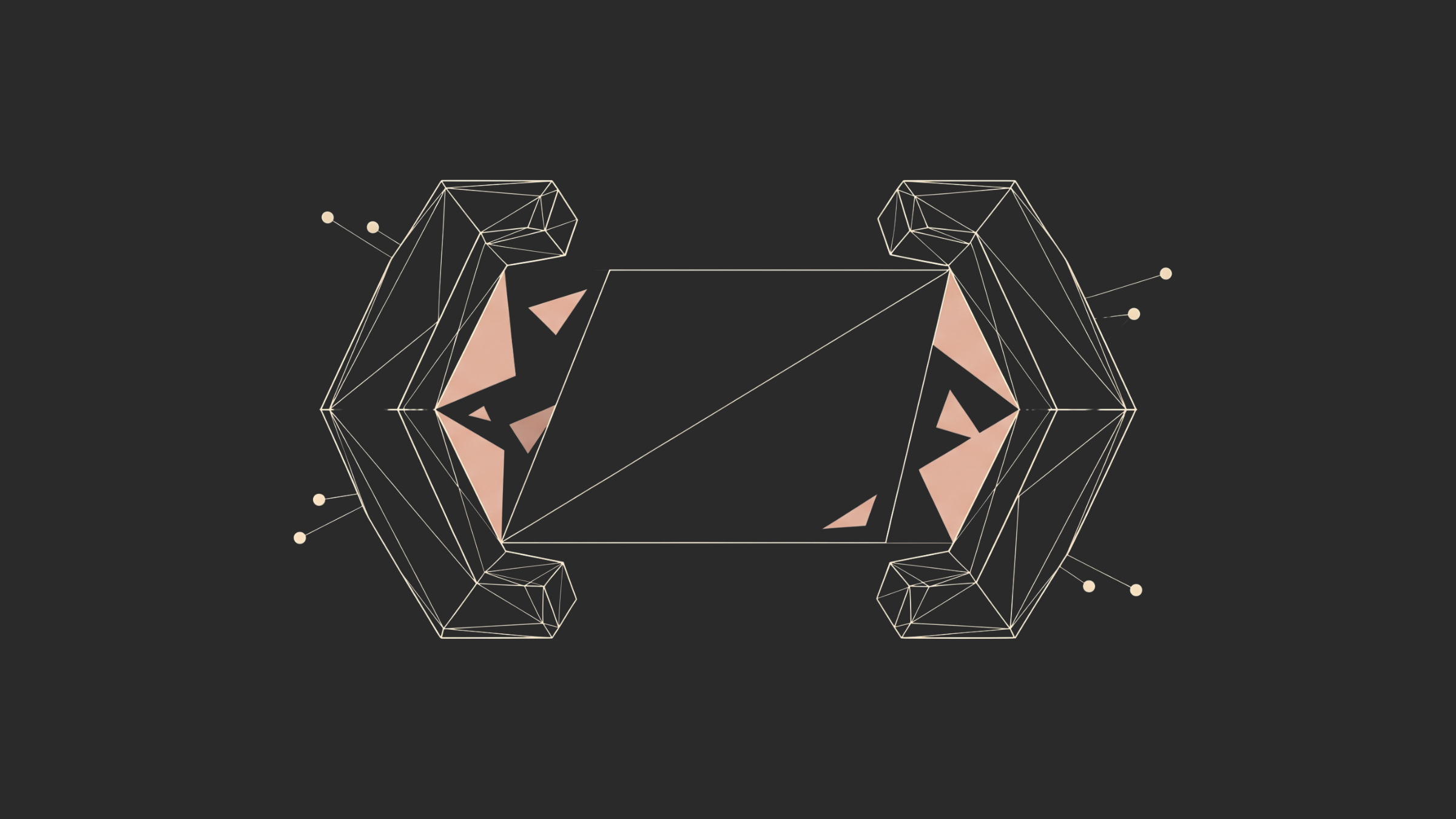 Brand mention nodes connecting across the citation graph — Sourceworks editorial illustration
