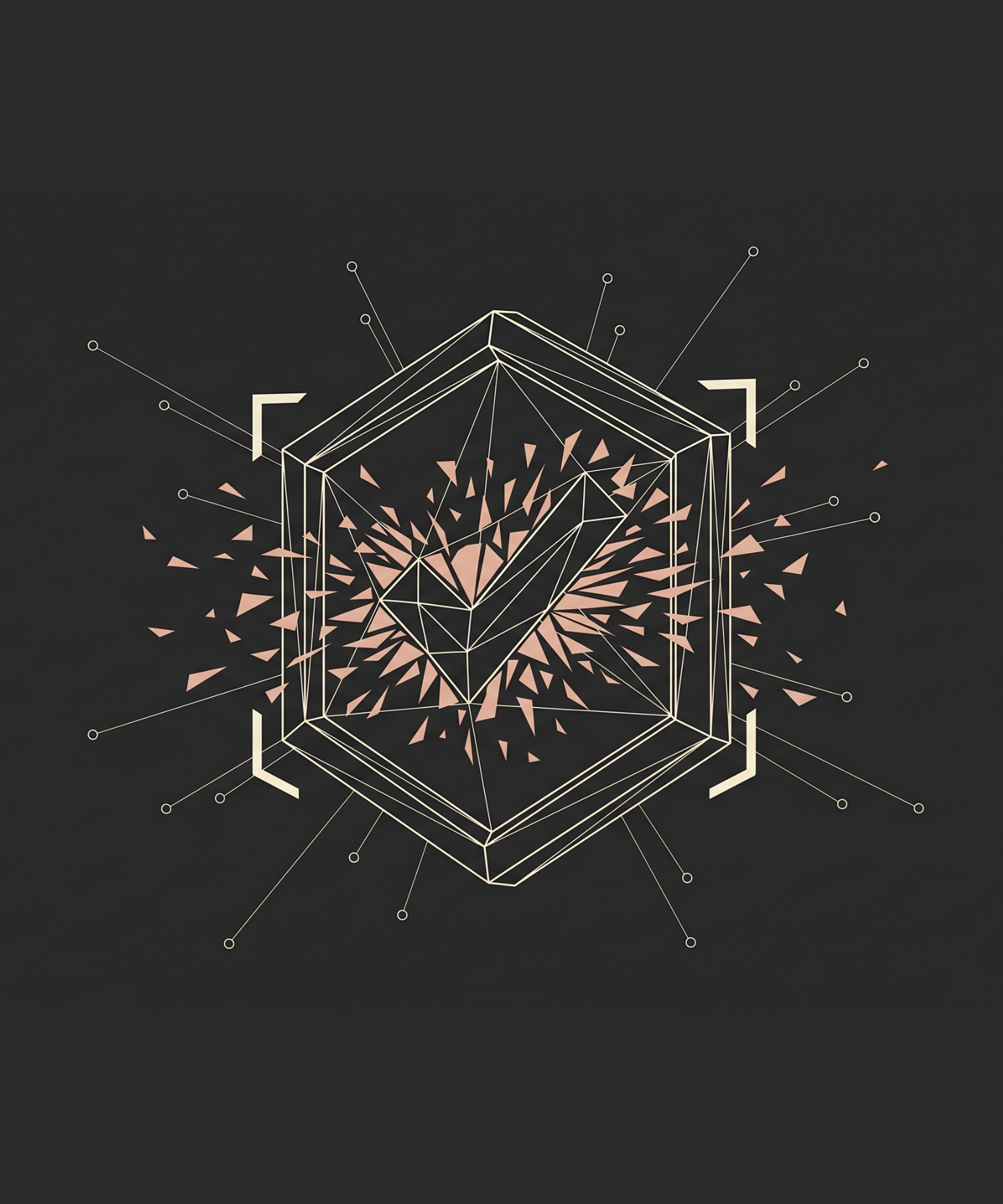 Authority — polygon wireframe illustration