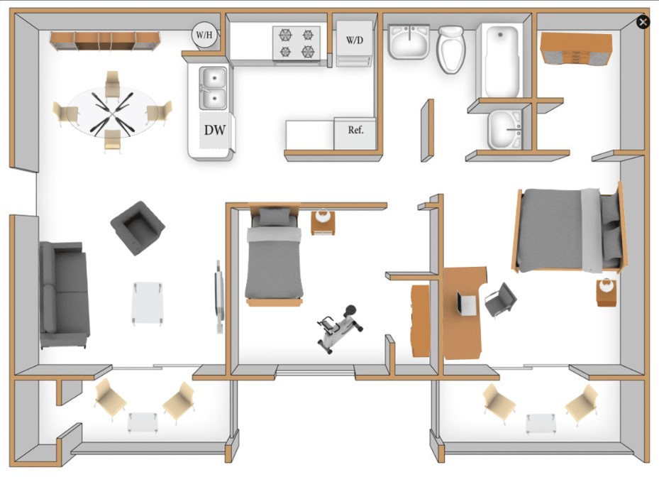 The Palm floor plan layout