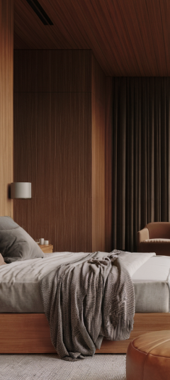 Minimalist Bedroom Portrait Archipro Webflow Template | BRIX Template

