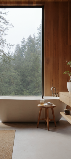 Minimalist Bathroom Portrait Archipro Webflow Template | BRIX Template
