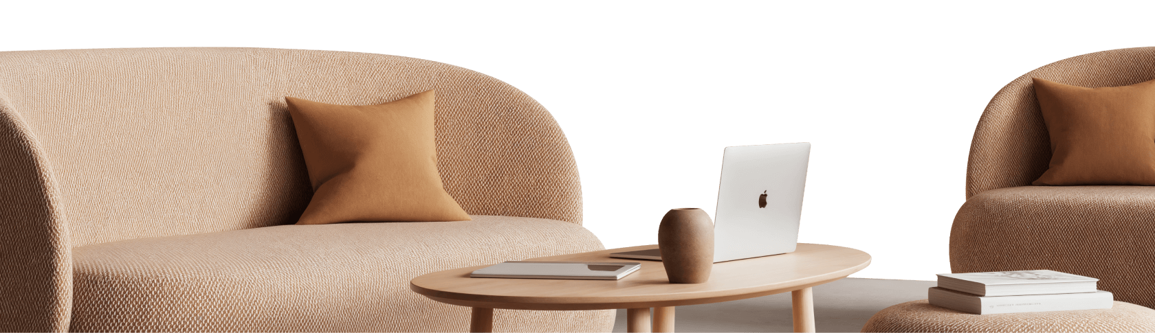 Cozy Seating Area Archipro Webflow Template | BRIX Template