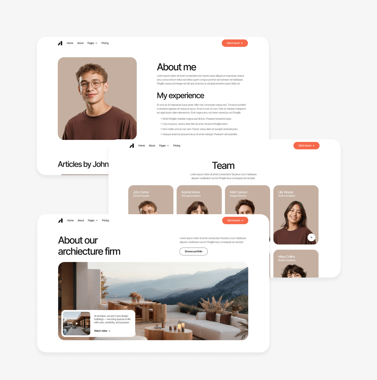 Archipro 40 Sections Architecture Firm Webflow Template | BRIX Template
