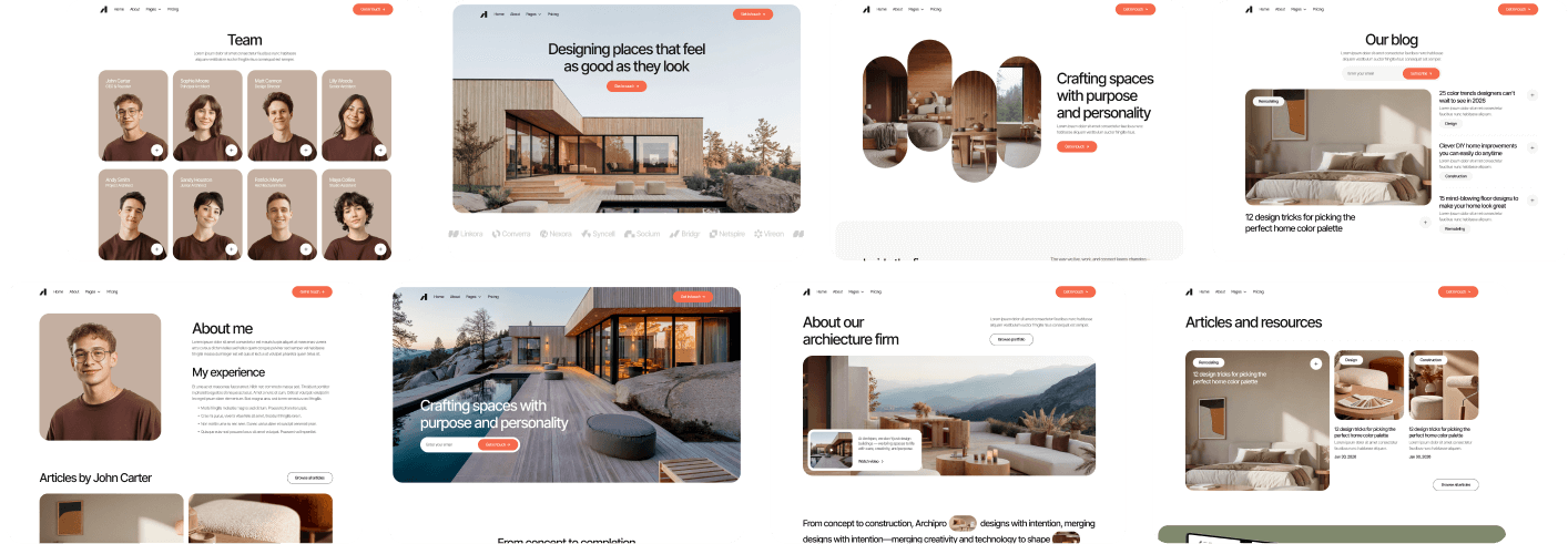 Archipro Buy Now Architecture Firm Webflow Template | BRIX Template
