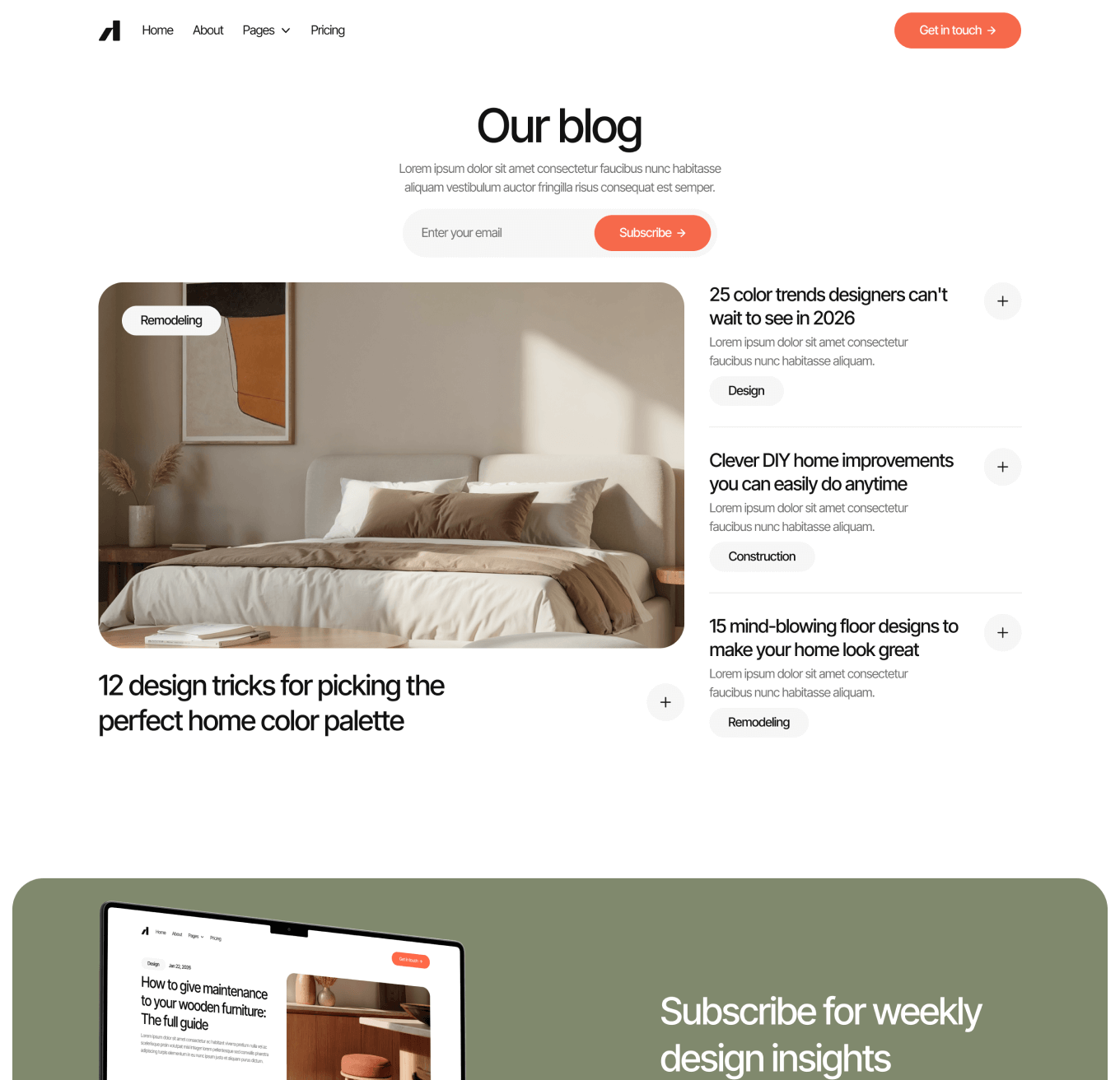 Archipro Blog V1 Hero Page Architecture Firm Webflow Template | BRIX Template
