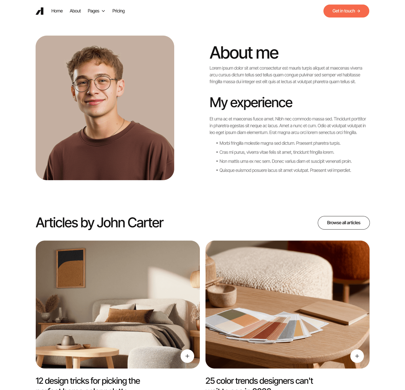 Archipro Team Single Hero Page Architecture Firm Webflow Template | BRIX Template
