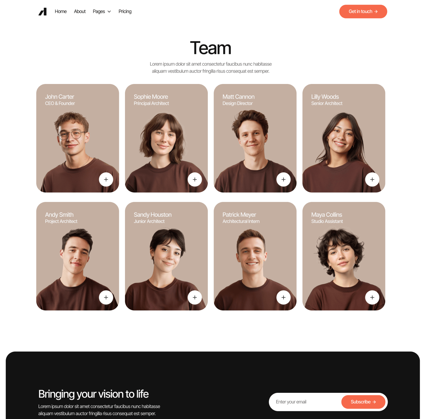 Archipro Team Main Page Architecture Firm Webflow Template | BRIX Template
