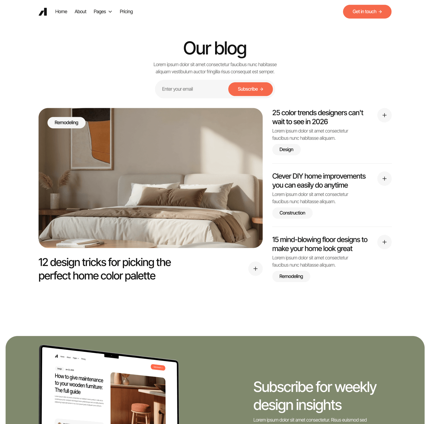 Archipro Blog V1 Main Page Architecture Firm Webflow Template | BRIX Template
