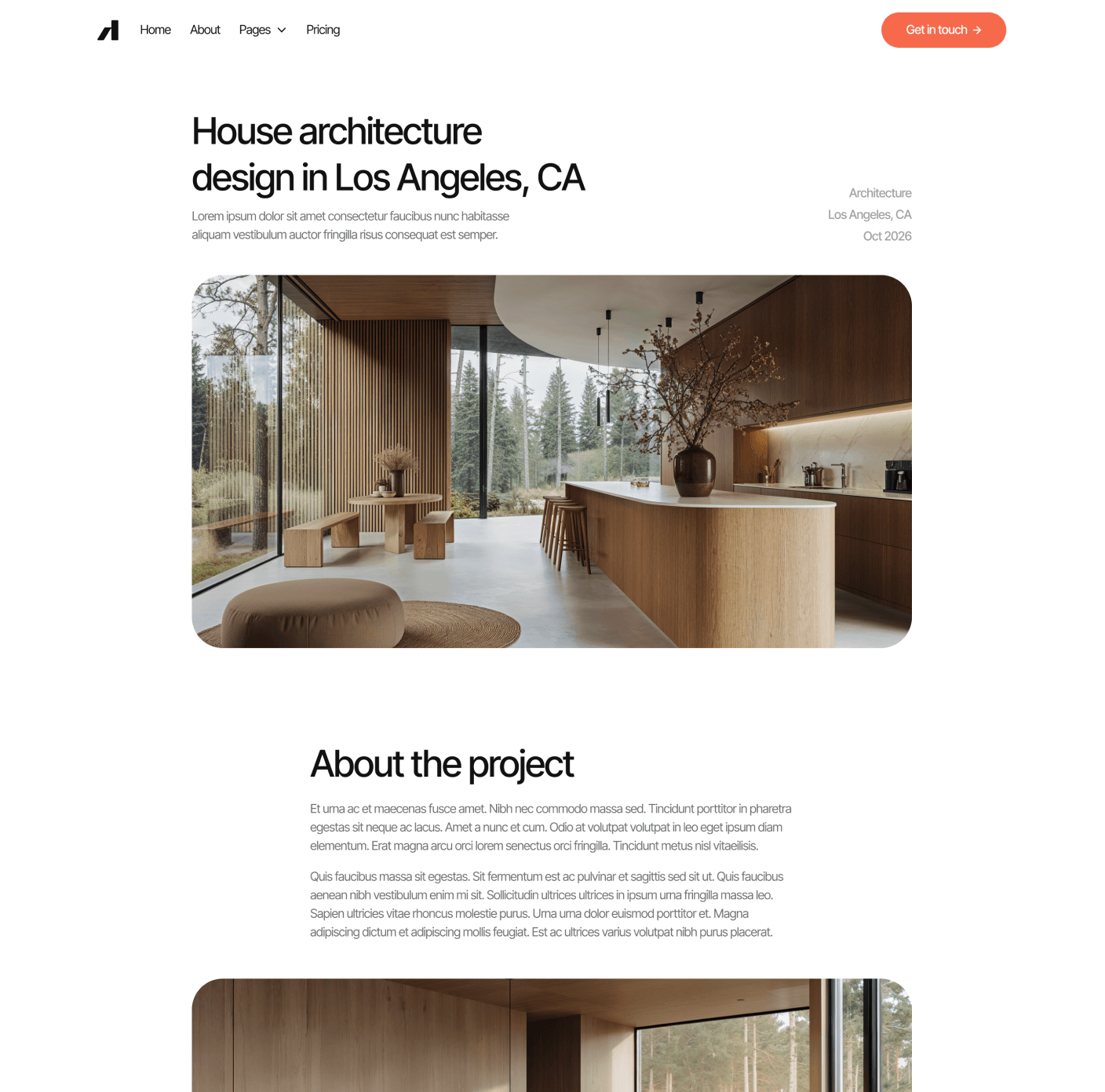 Archipro Portfolio Single Main Page Architecture Firm Webflow Template | BRIX Template
