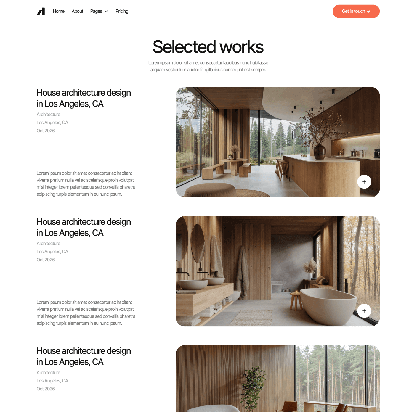 Archipro Portfolio Main Page Architecture Firm Webflow Template | BRIX Template
