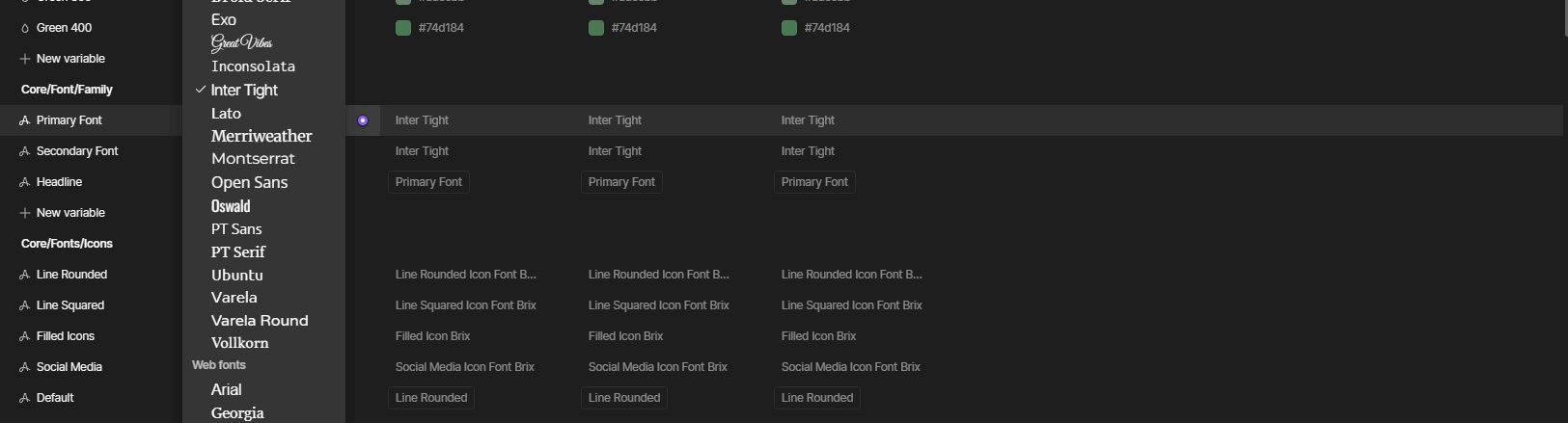 Archipro Webflow Template And Ui Kit Typography | BRIX Template
