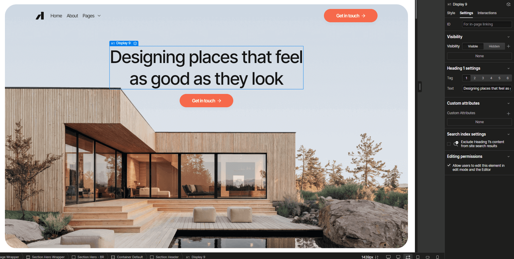 Archipro Webflow Template And Ui Kit Static Content | BRIX Template
