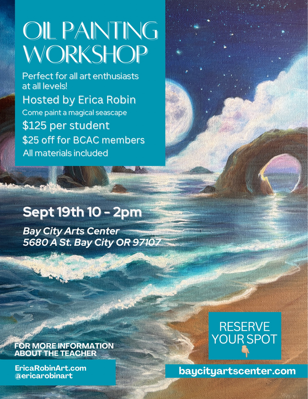 Oil Painting Workshop: Paint a Magical Seascape (October)