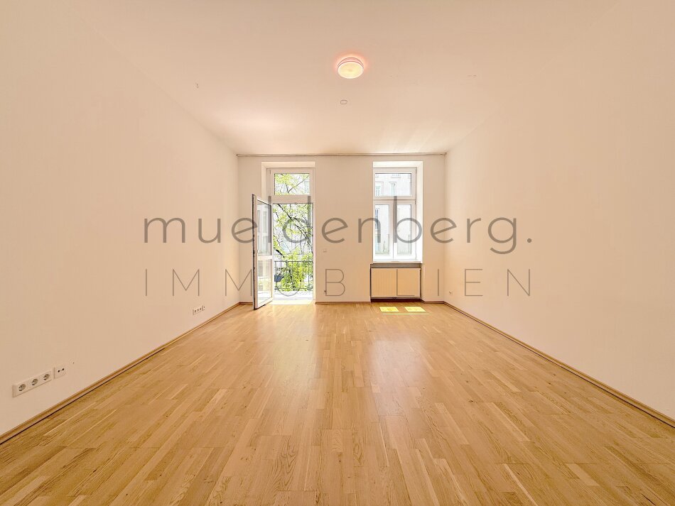 Unbefristete 1 Zimmer Altbauwohnung mit Balkon nahe U4
