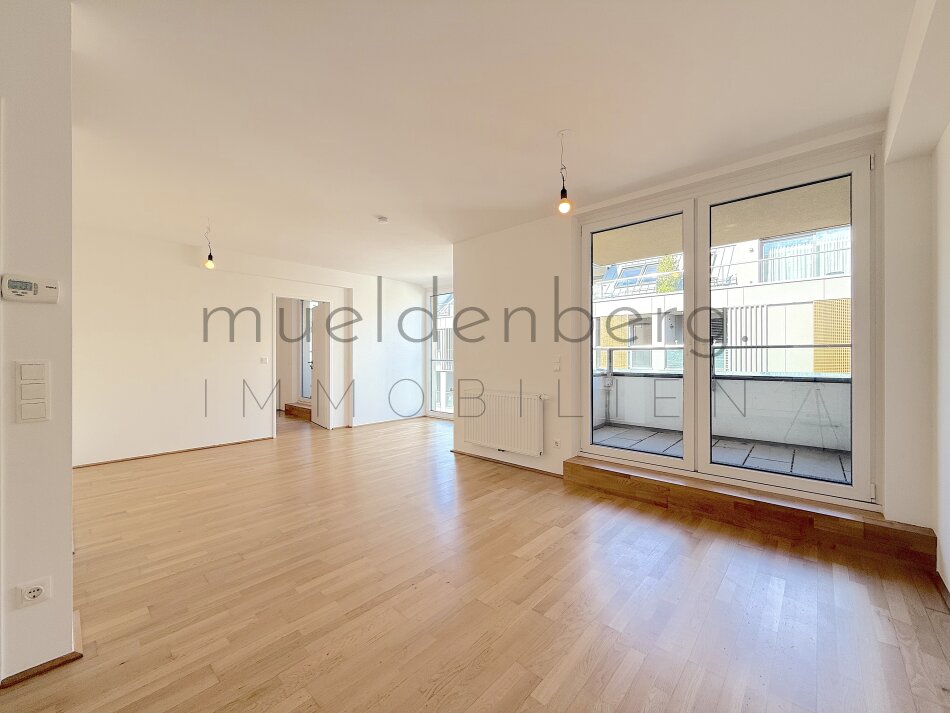 Moderne Traumwohnung mit Terrasse und Gemeinschaftsgarten nahe der alten Donau!