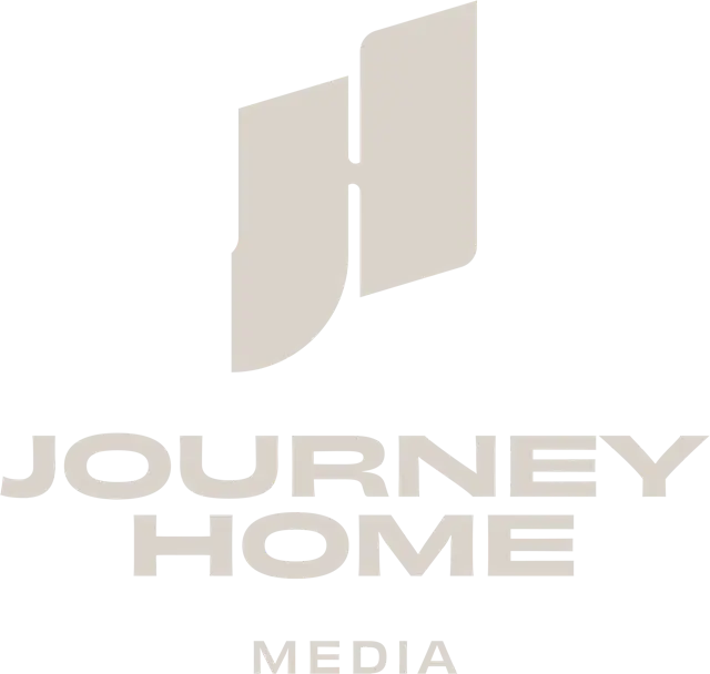 Journey Home logo with stylized icon above text.