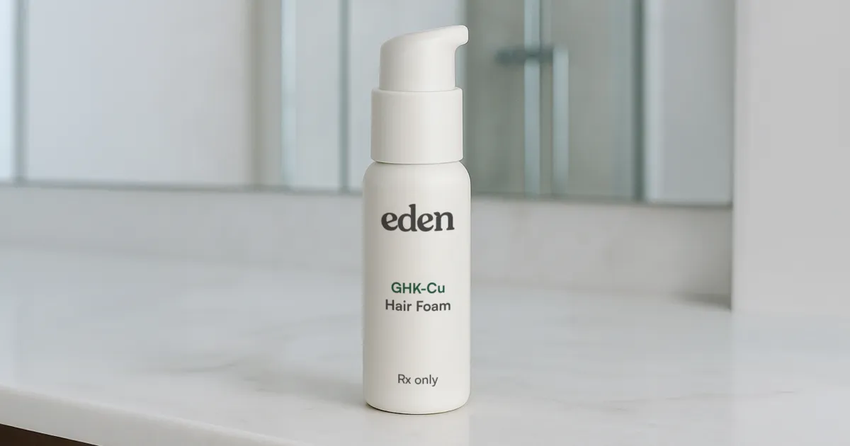 GHK-Cu Hair Foam for Men | Cosmetic Scalp Support & Hair Appearance