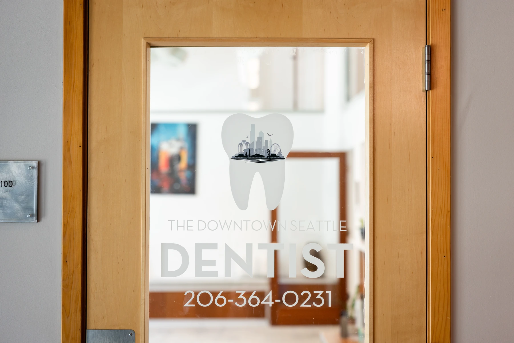 Entrance to The Downtown Seattle Dentist at 511 Boren Ave