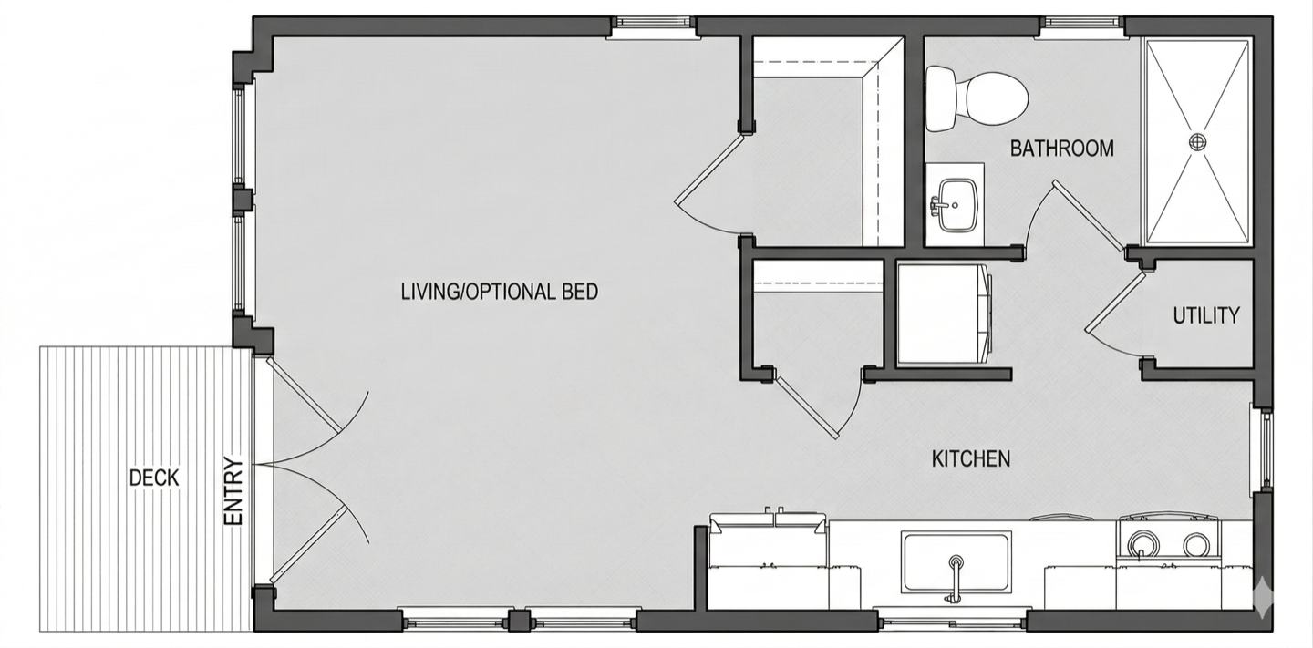 Accessory Dwelling Unit floorplan