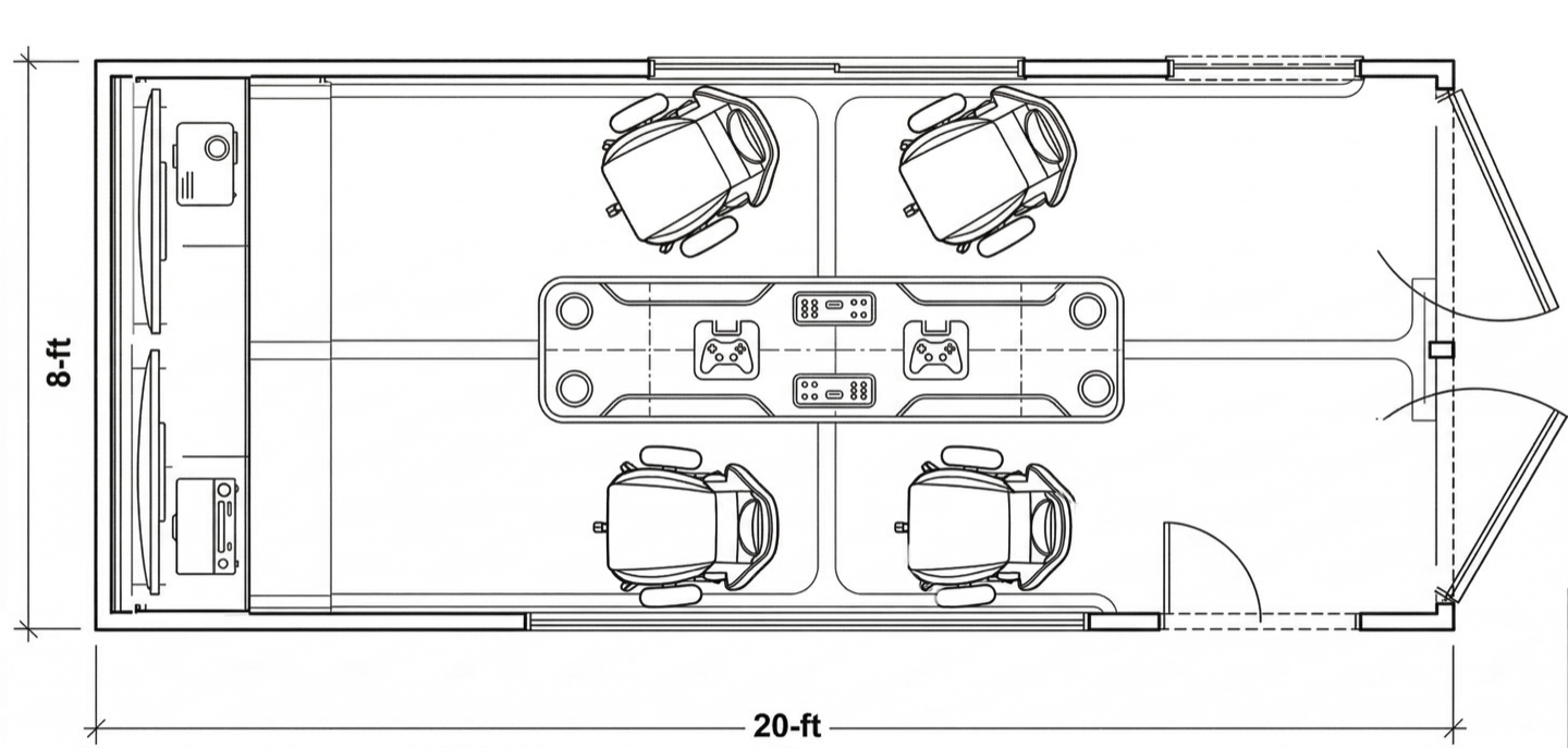 Gaming Room floorplan