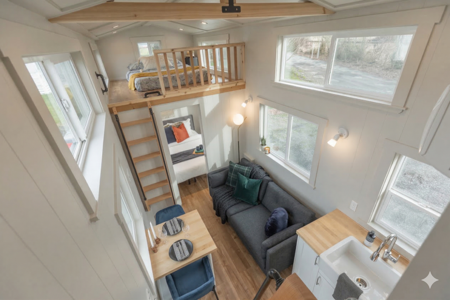 Tiny Home on Wheels interior