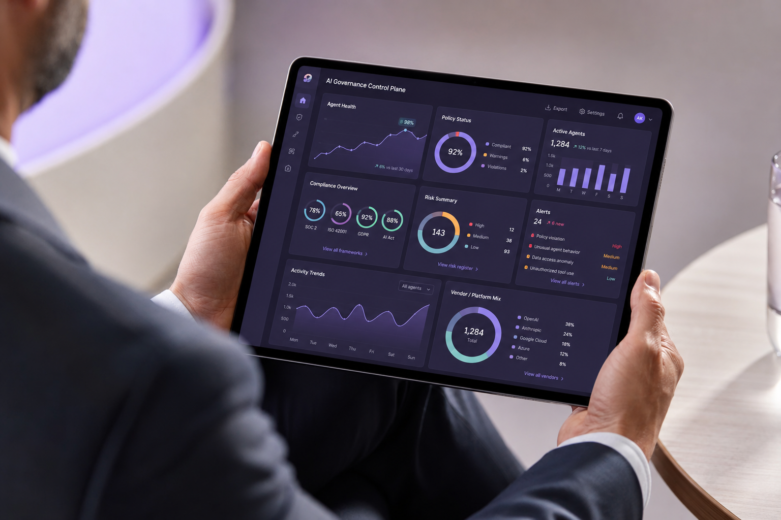 [digital project] digital interface on a tablet