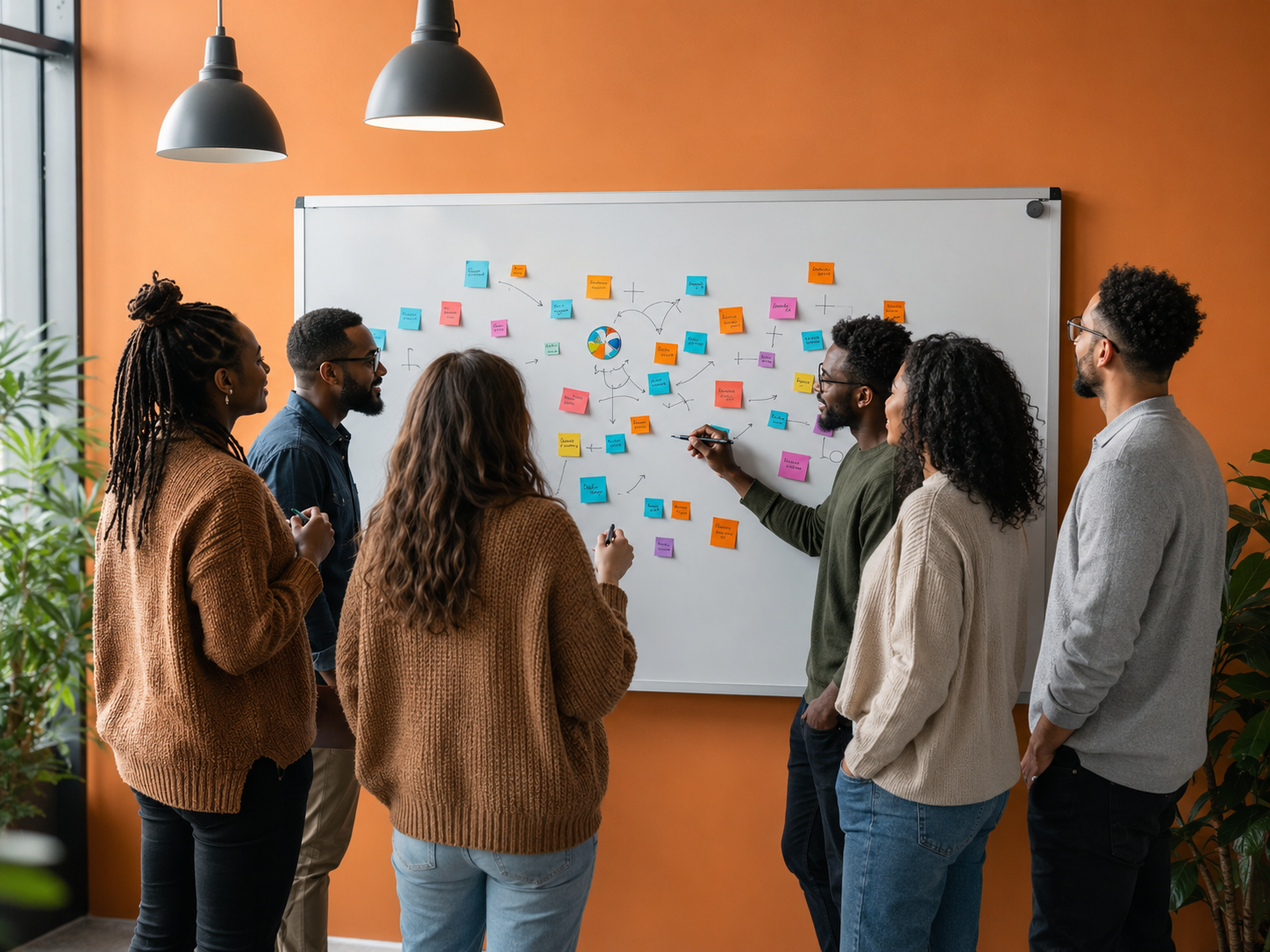 image of content management strategy session