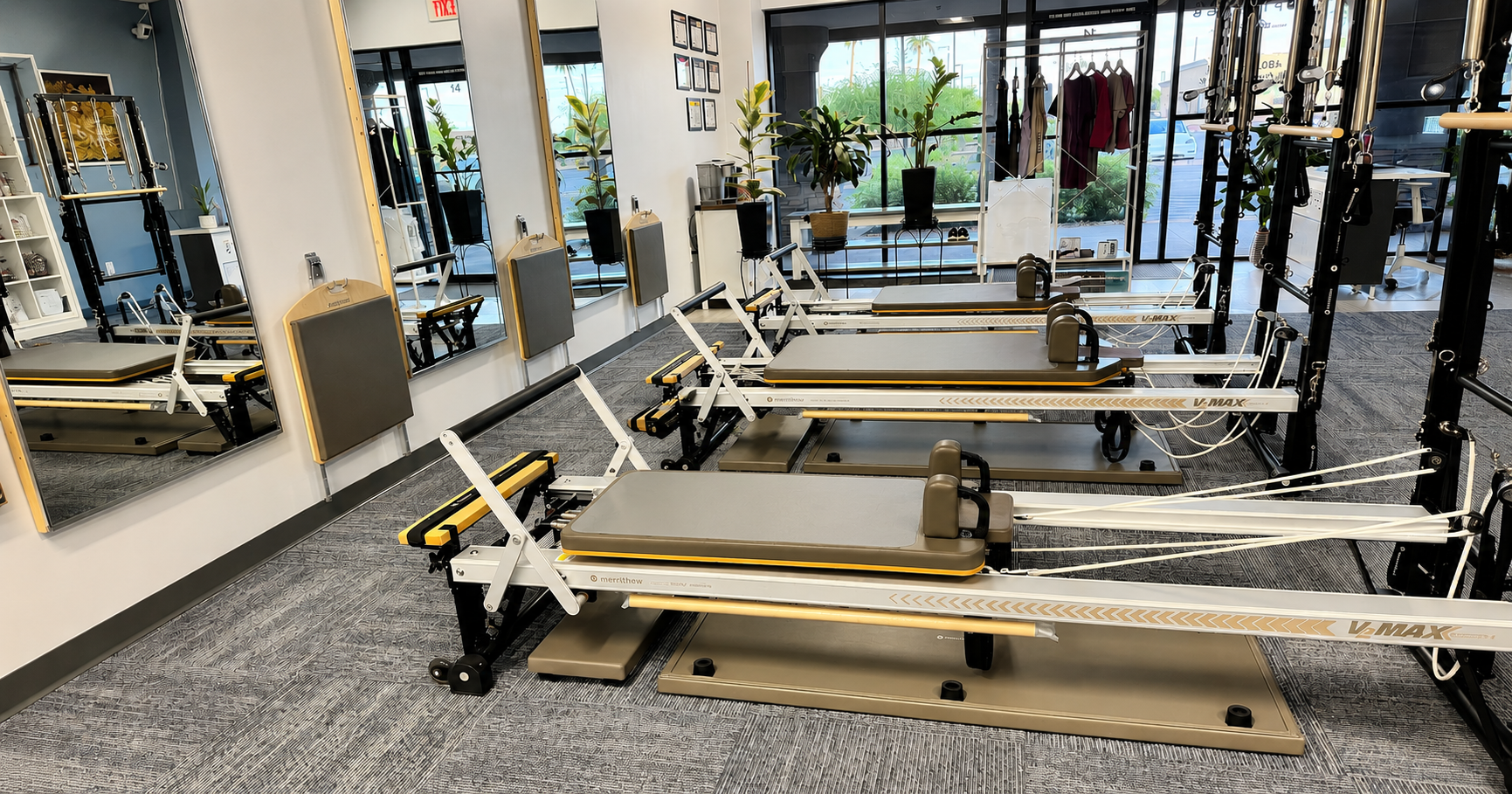 STOTT Pilates reformer machine at Design 2 Move studio Chandler AZ