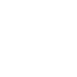 Black and white abstract logo with four curved shapes forming a diamond in the center.