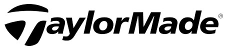 TaylorMade golf equipment brand logo in black and white.