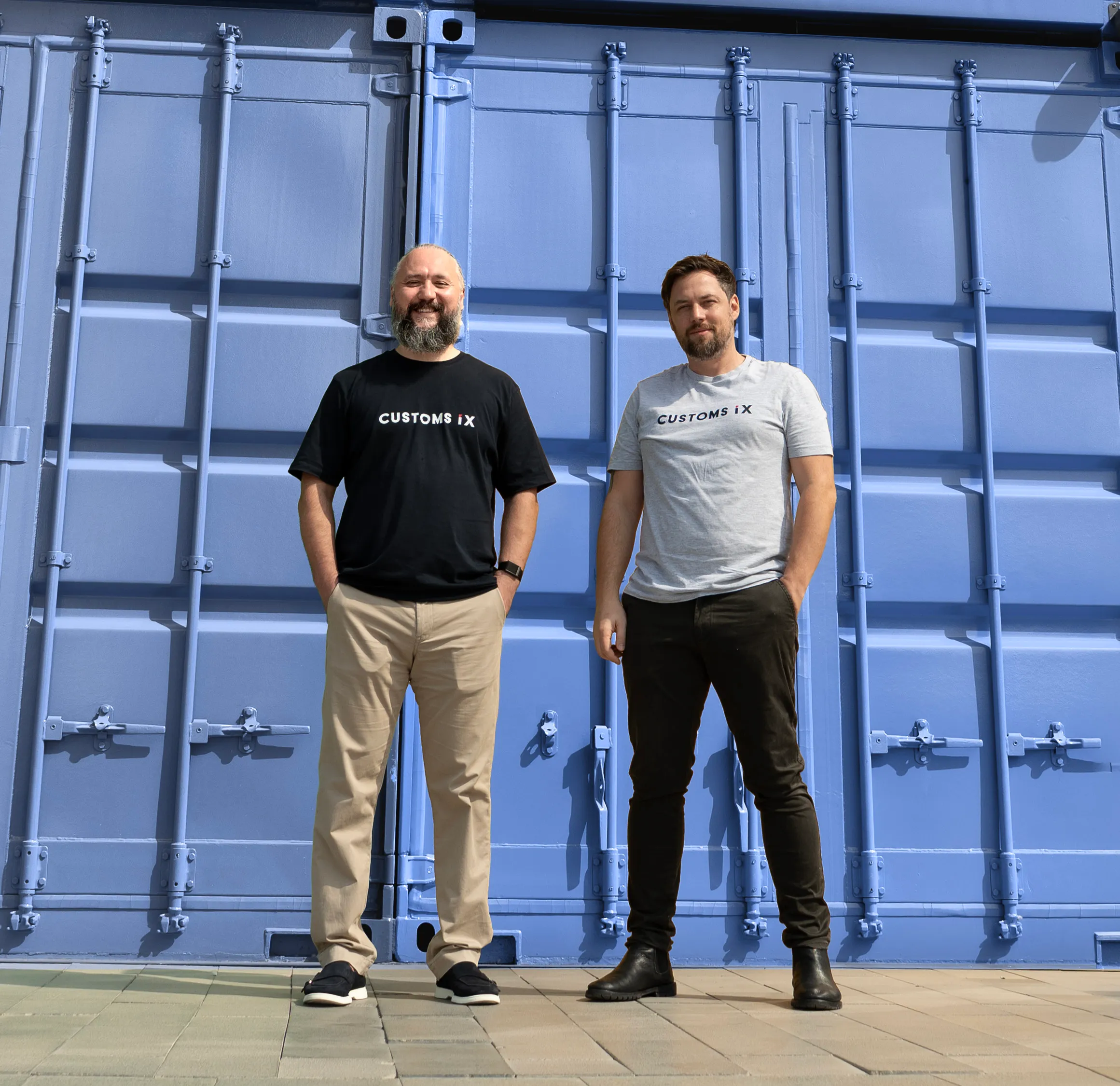 A Photo of Alexei and Ben, the co-founders of Customs iX